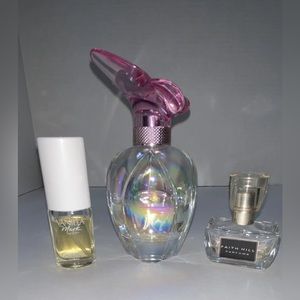 Perfume lot. Discontinued Faith Hill, Mariah Carey, Vanilla Musk by Coty. Nice!!